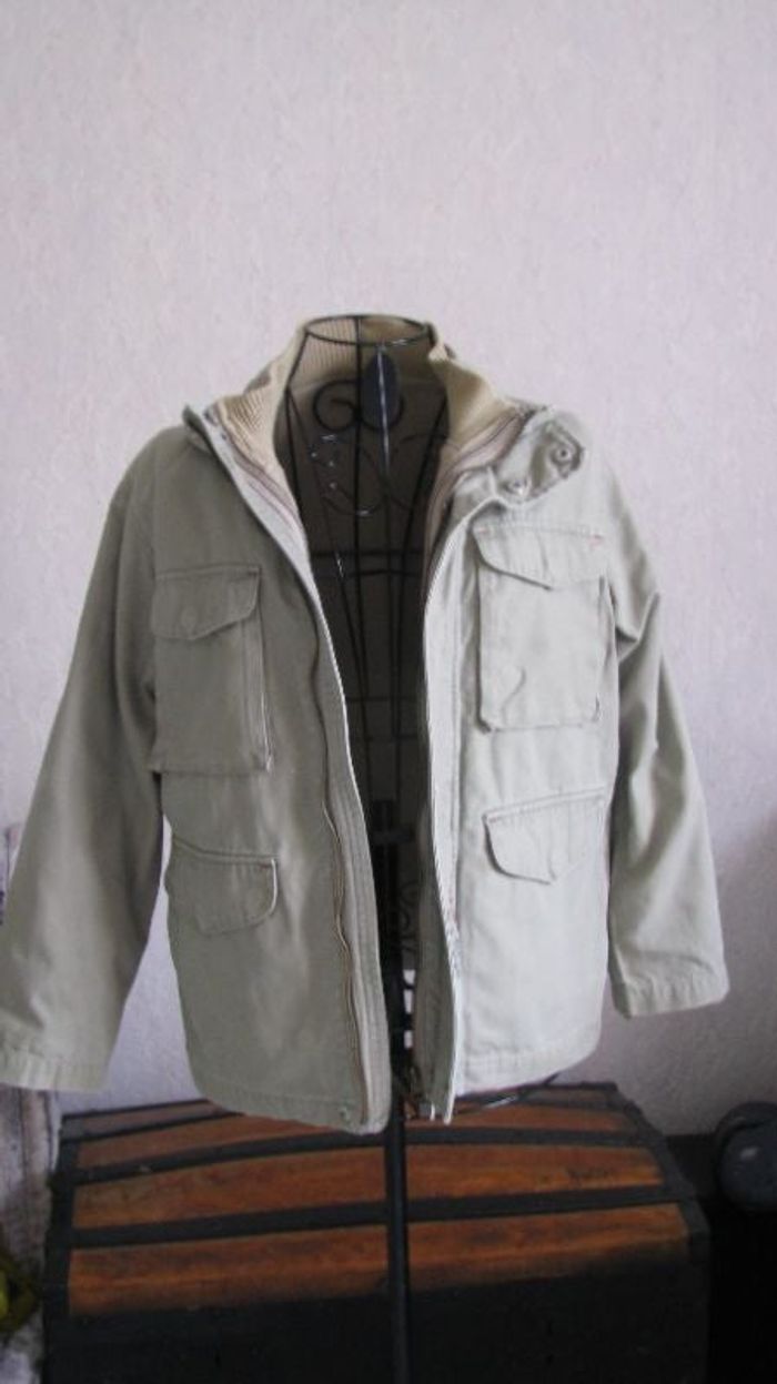 veste doublée kaki 10 ans