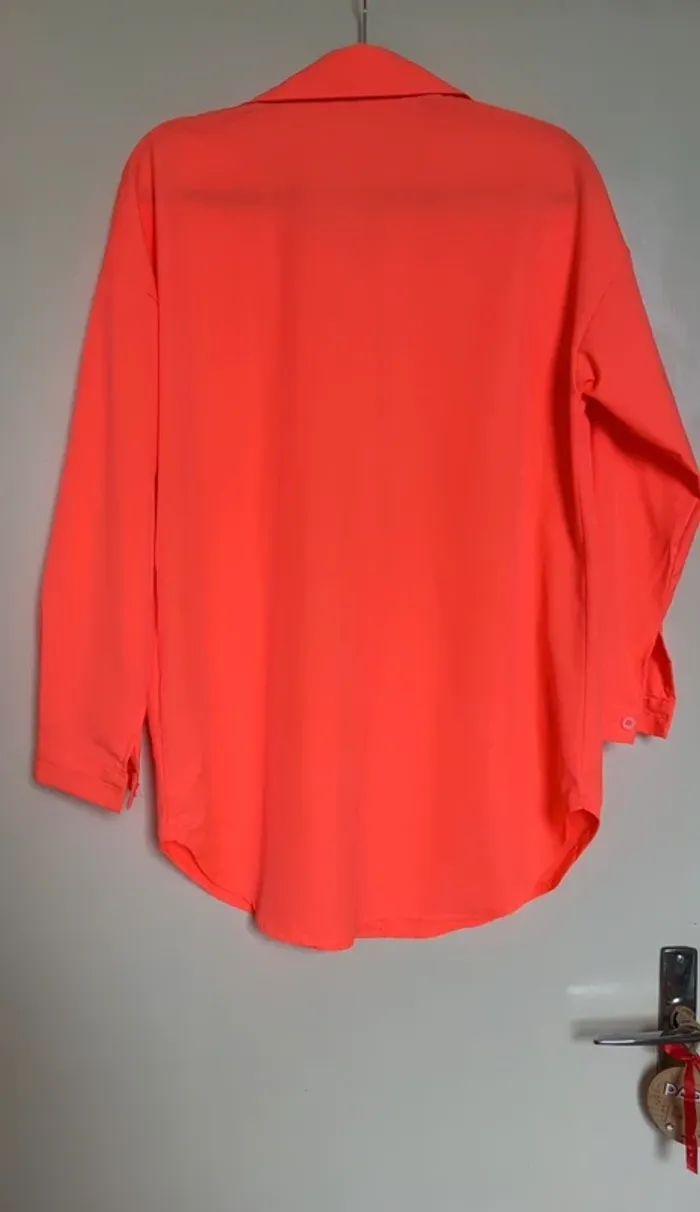 Chemise orange fluo T36 - Neuve 🧡 - photo numéro 5