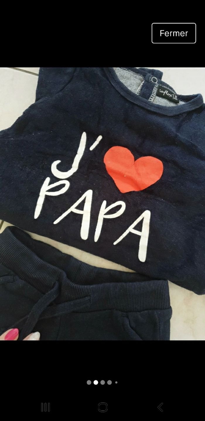 Lor de 2 pyjamas velours et 1 ensemble - photo numéro 2