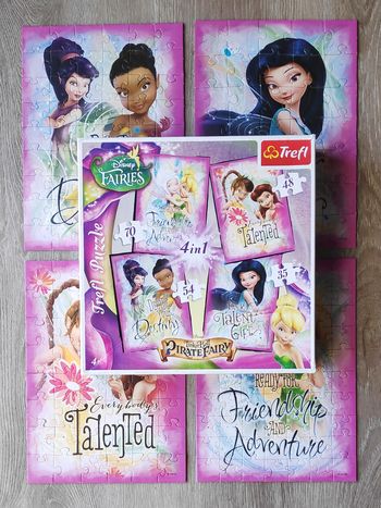 Boîte 4 puzzles Tinker Bell & the Pirate Fairy