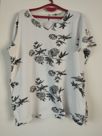 T-shirt bleu bonheur taille 42/44