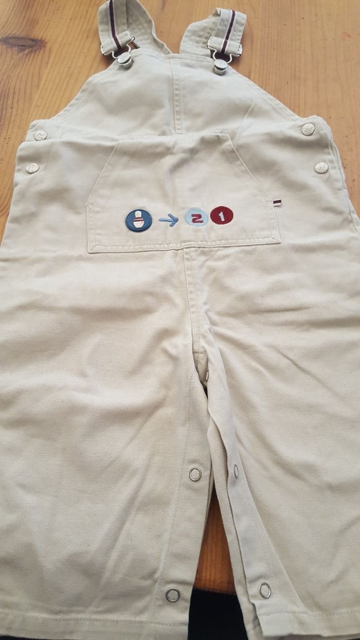 Ensemble 4 pieces salopette + tee shirt manches longues - photo numéro 4