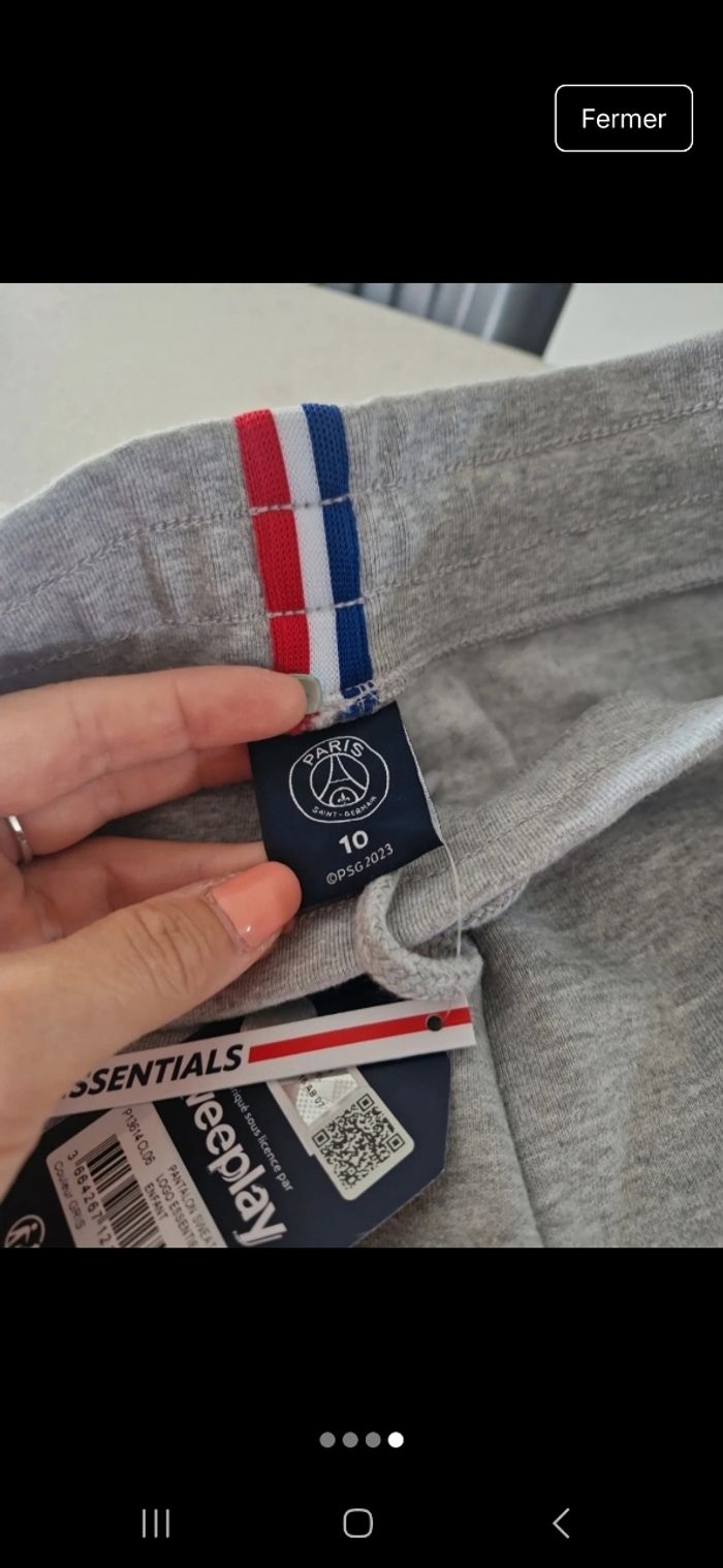 Pantalon survêtement chaud Paris saint Germain neuf - photo numéro 4