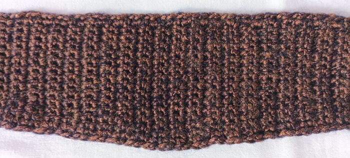 Écharpe COPPER SHINE fait au crochet façon Sophie Scarf - photo numéro 5