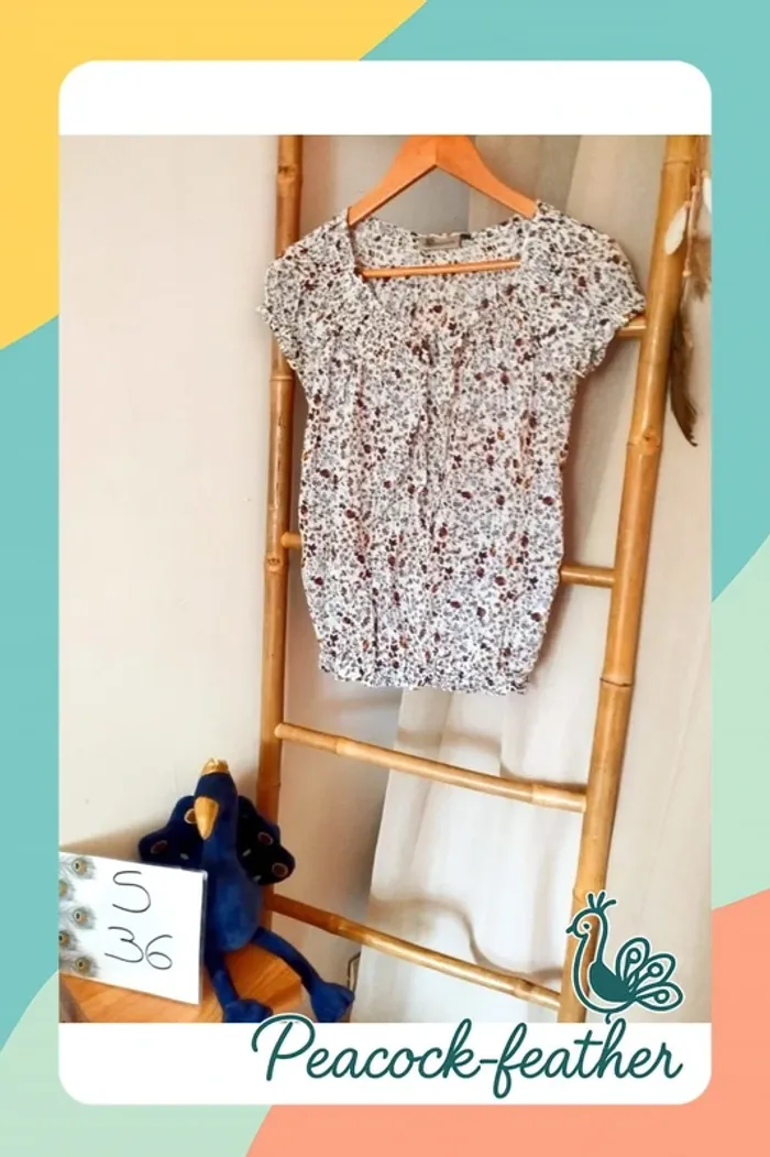Haut blouse 36 liberty neuf