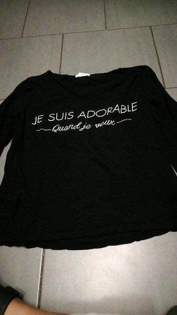 Tee shirt manches longues taille 2 cache cache