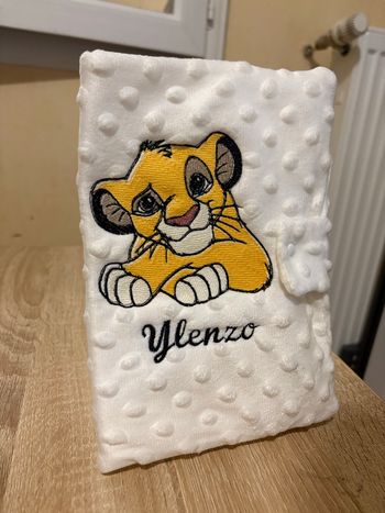 Protège carnet lion