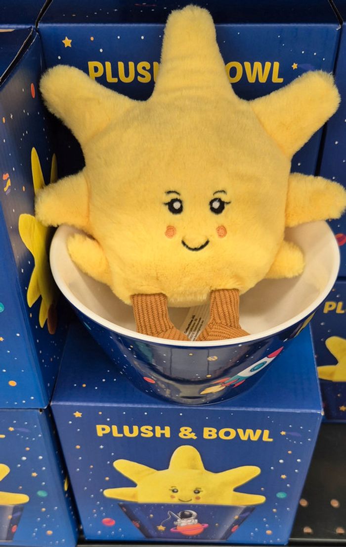 Coffret bol en porcelaine avec sa peluche étoile 🌟