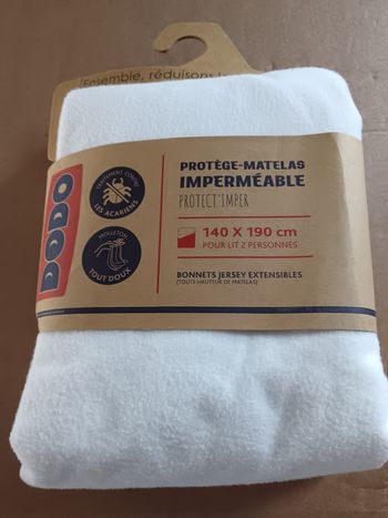 PROTÈGE MATELAS DODO 140X190 NEUF 