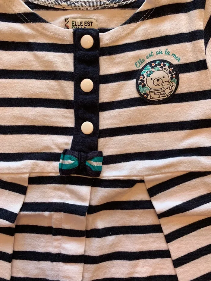 Robe marinière 6 mois - photo numéro 2