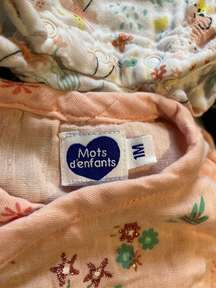 Vêtements 1mois fille - photo numéro 1