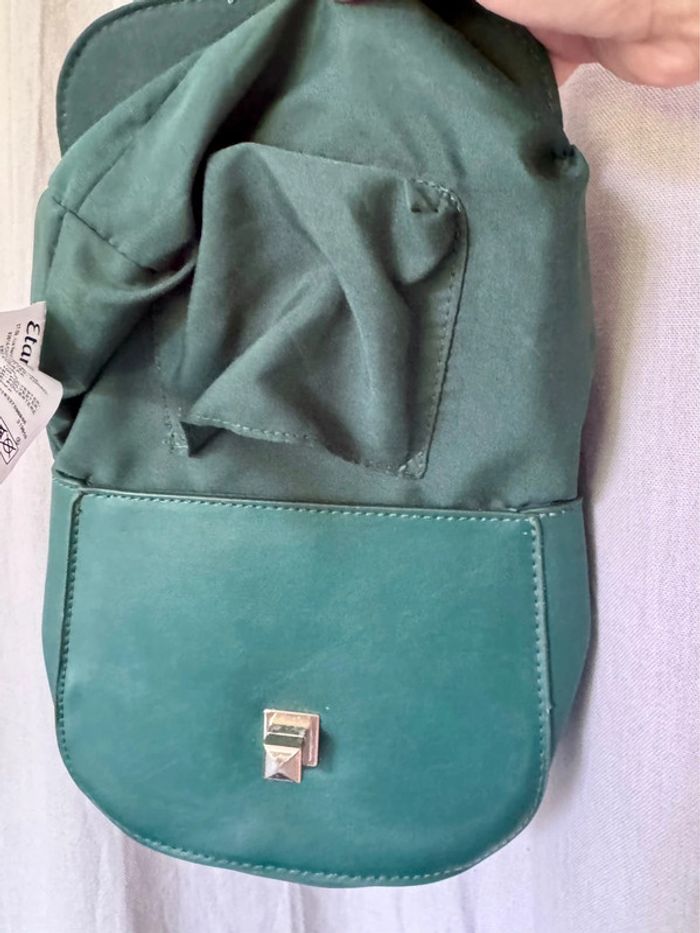 Petit sac à bandoulière couleur vert - Etam - photo numéro 5