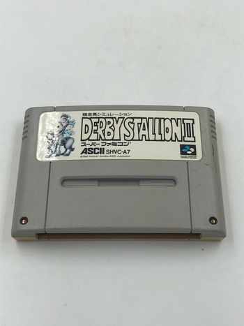Jeu vidéo Derby Stallion 2 sur console Nintendo Super Famicom