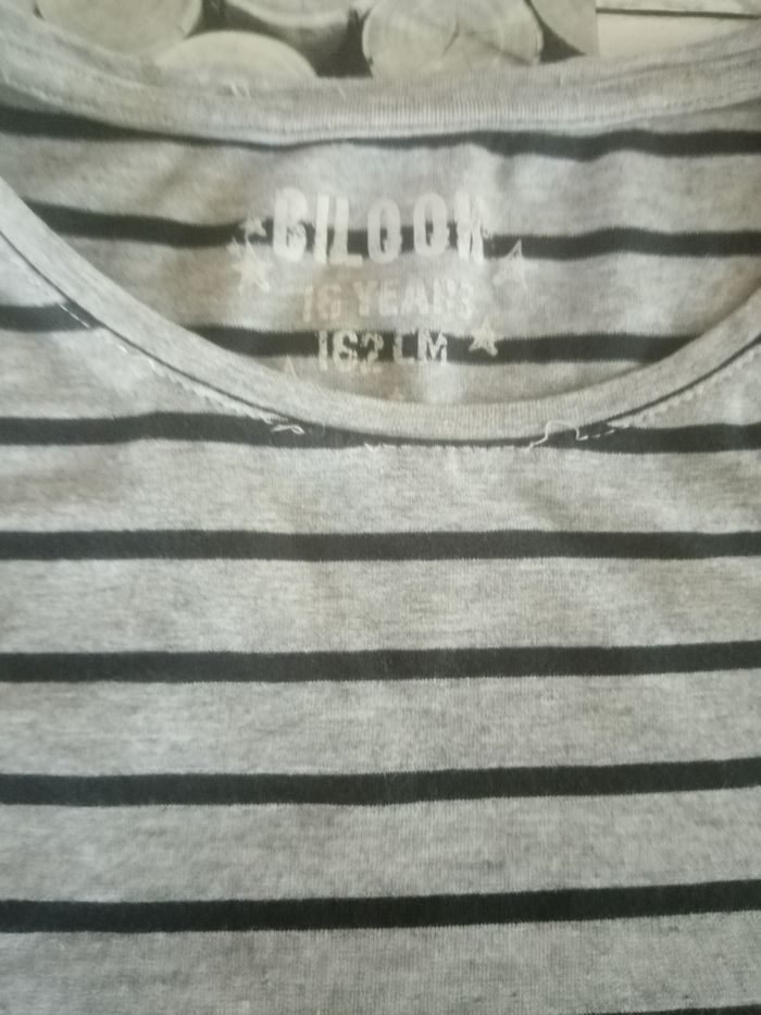 Tee-shirt manche longue fin taille 16ans bilook - photo numéro 3