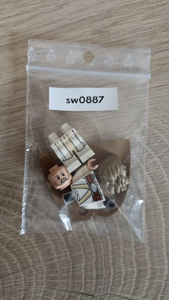 Lego 🧱 Star Wars Minifig sw0887 Luke Skywalker Old NEUF - photo numéro 2