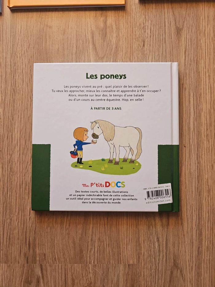 Livre mes p'tits docs : Les poney - photo numéro 3