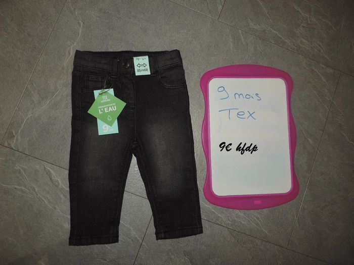 jeans tex taille 9 mois neuf