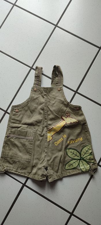 Salopette courte 12 mois