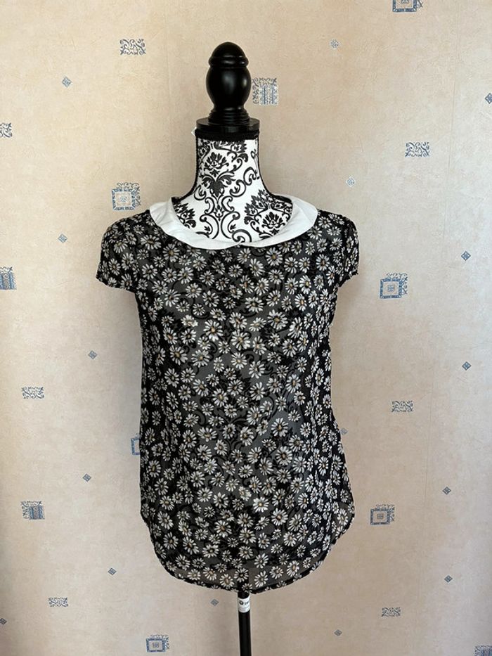 Chemise col Claudine transparent - photo numéro 3
