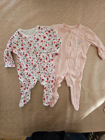 Lot de 2 Pyjamas cotons ML 3m