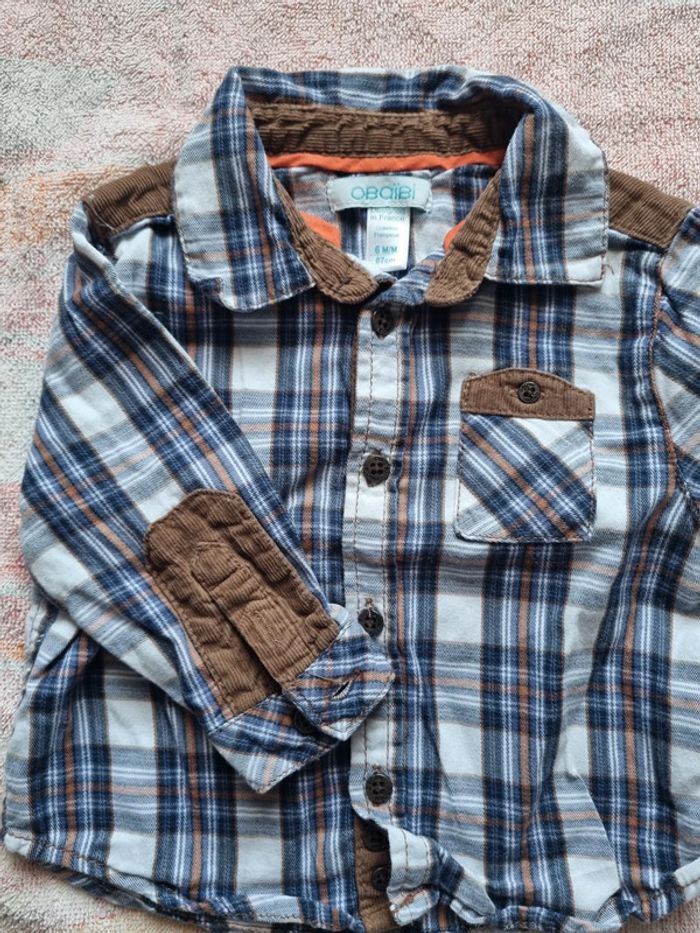 Chemise obaibi 6 mois garçon - photo numéro 3