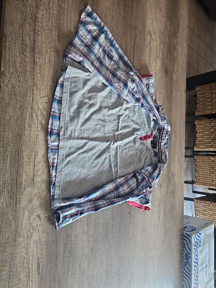 Chemise 2 en1 garçon manche courte taille 10 ans - photo numéro 6