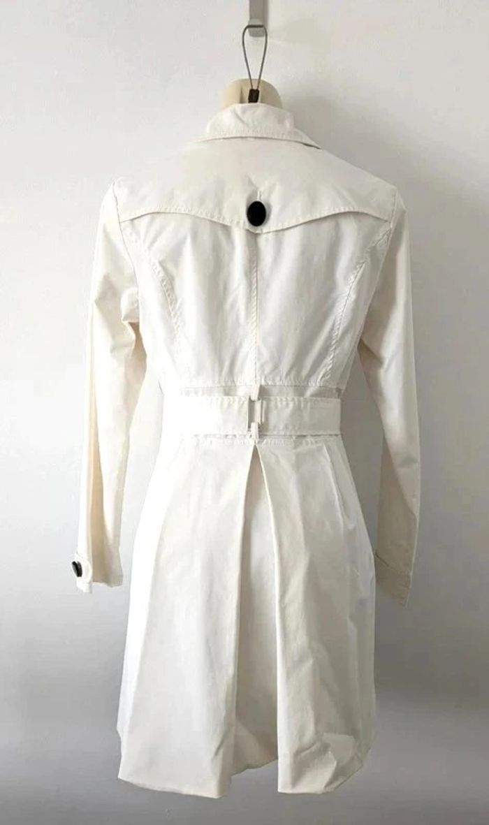 Manteau imperméable blanc - Attentif - taille 38 - photo numéro 4
