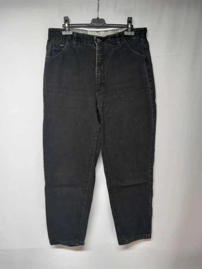 Jeans taille haute Lee Noir en coton