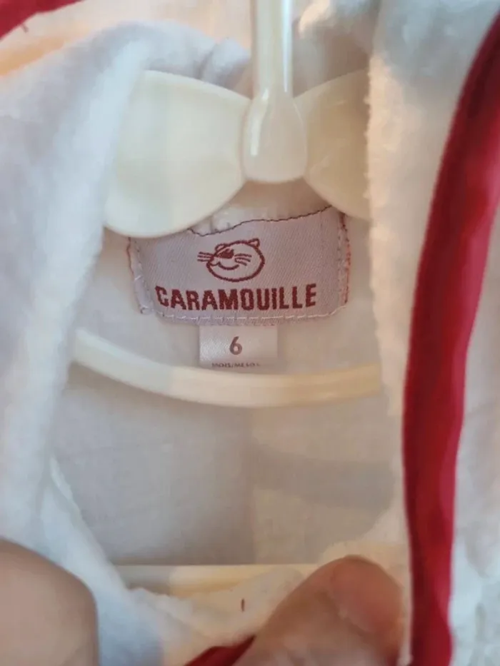 Veste pull polaire caramouille 6 mois - photo numéro 2