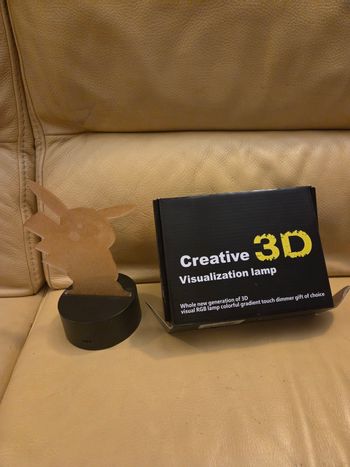 Lampe 3D Pikachu