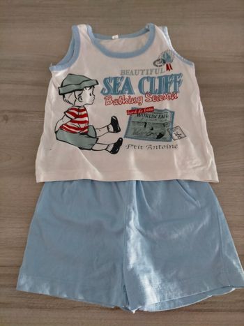 Ensemble short 3 mois