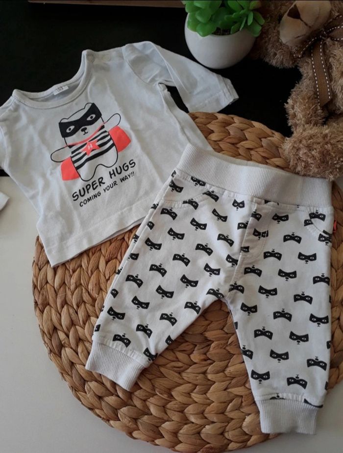 Ensemble pour bébé Taille 1 mois🌿🦊 - photo numéro 4