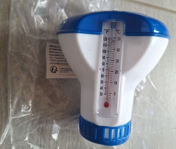 Distributeur de chlore avec thermomètre 