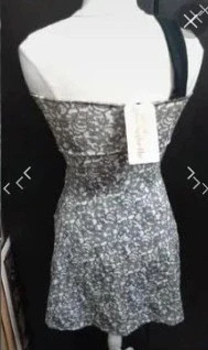 Robe cocktail bustier blanc et noir t 38 Annie greenabelle neuve - photo numéro 2