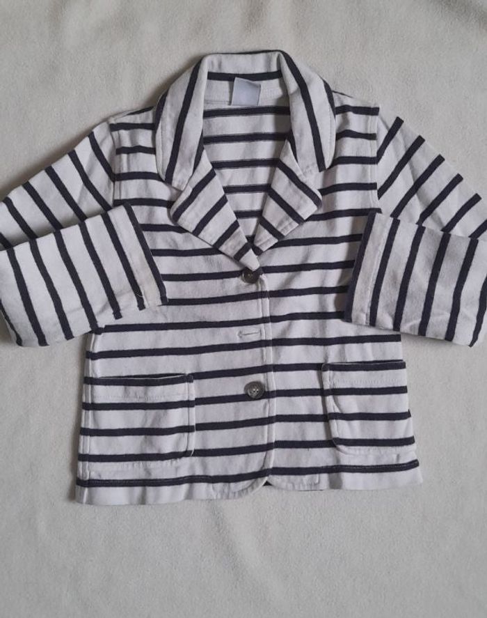 Gilet façon marin 3 ans