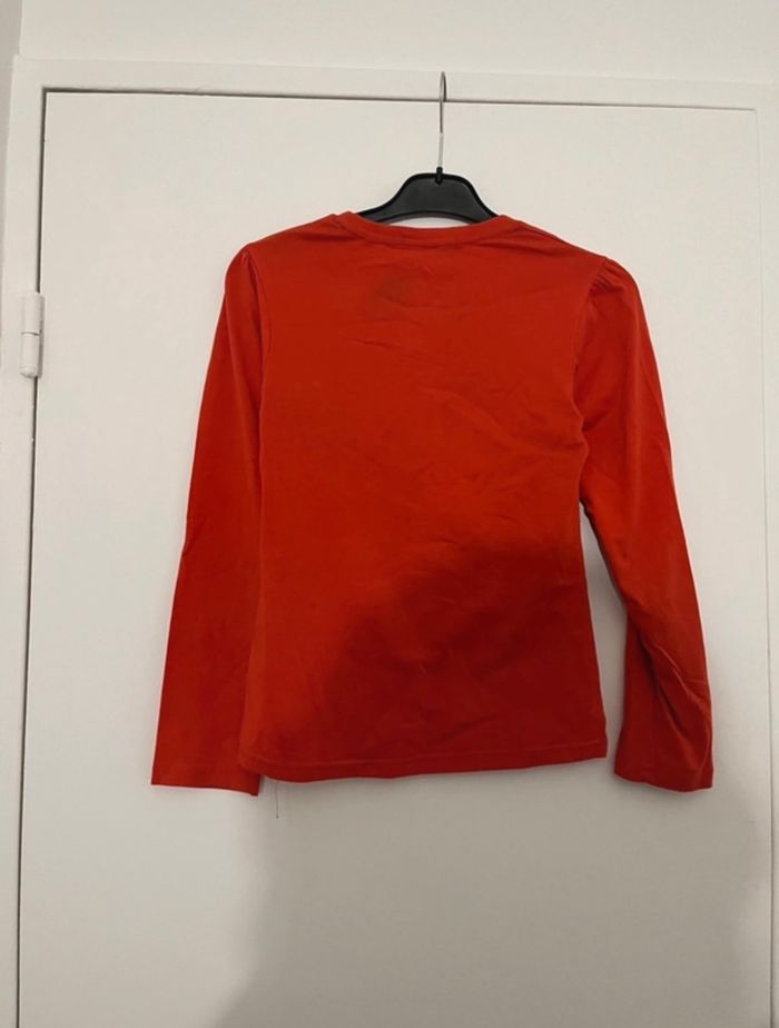 Haut manche longue orange - photo numéro 2