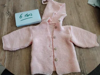 Gilet bébé fait main