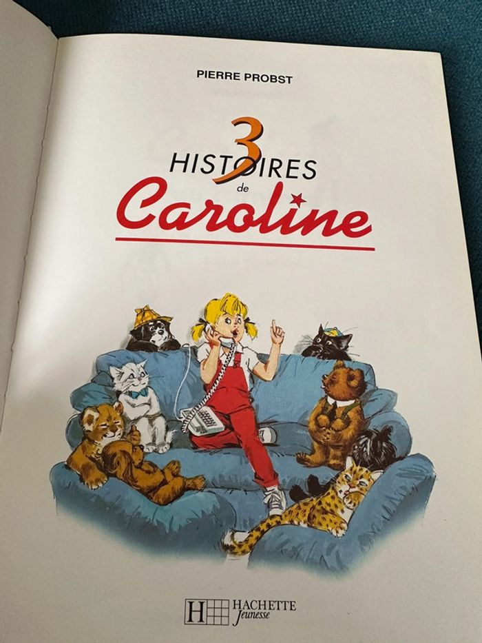 Livre 3 histoires de Caroline Pierre Probst Hachette Jeunesse bd album vintage - photo numéro 6