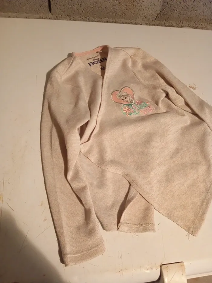 Gilet Elsa 6 ans