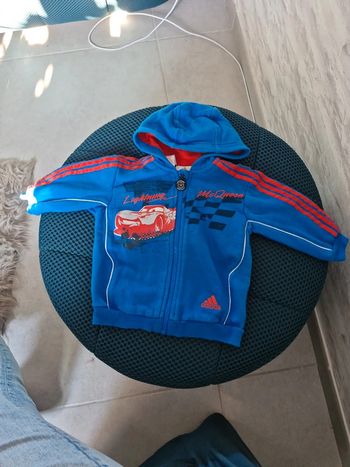 Veste adidas cars ( flash mc queen)