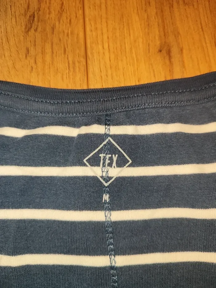Débardeur Tex Bleu, Taille M - Rayures Classiques Marinières ! - photo numéro 6