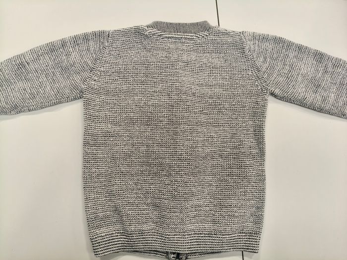 Gilet manches longues garçon C&A gris mailles 98 cm - photo numéro 5