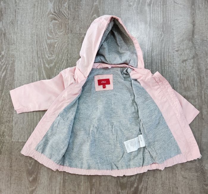 Coupe-vent / imperméable rose bébé filles 9 mois - S.Oliver - neuf - photo numéro 2