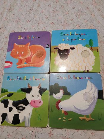 Lot livres à toucher