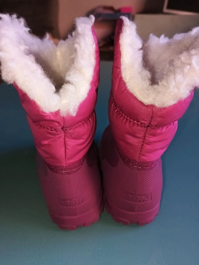 Bottes de neige skip decathlon taille 18/19 en excellent état - photo numéro 3