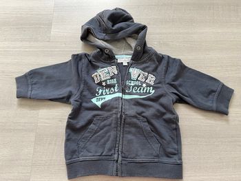 Sweat zippé à capuche DENVER 6 mois 
