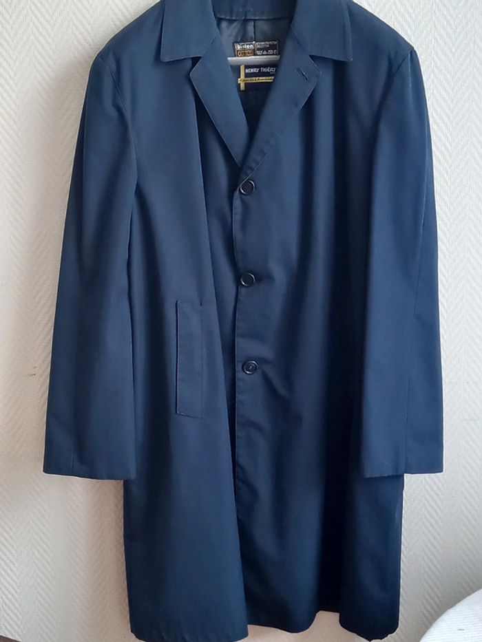 Manteau pour homme ou femme taille XXL couleur bleue marine