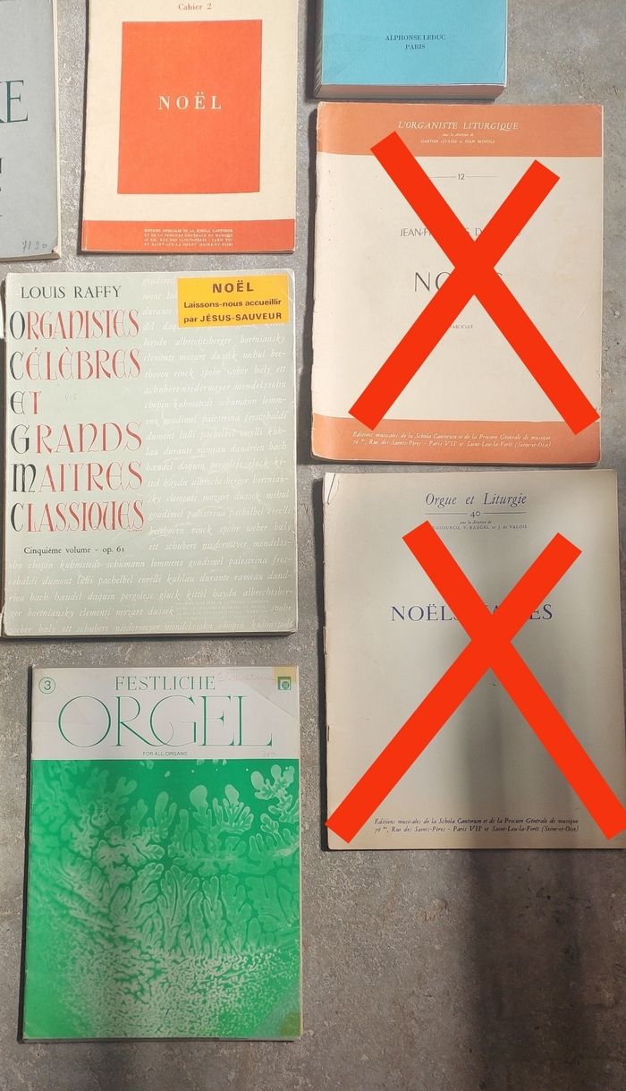 Lot de partitions organiste - photo numéro 3