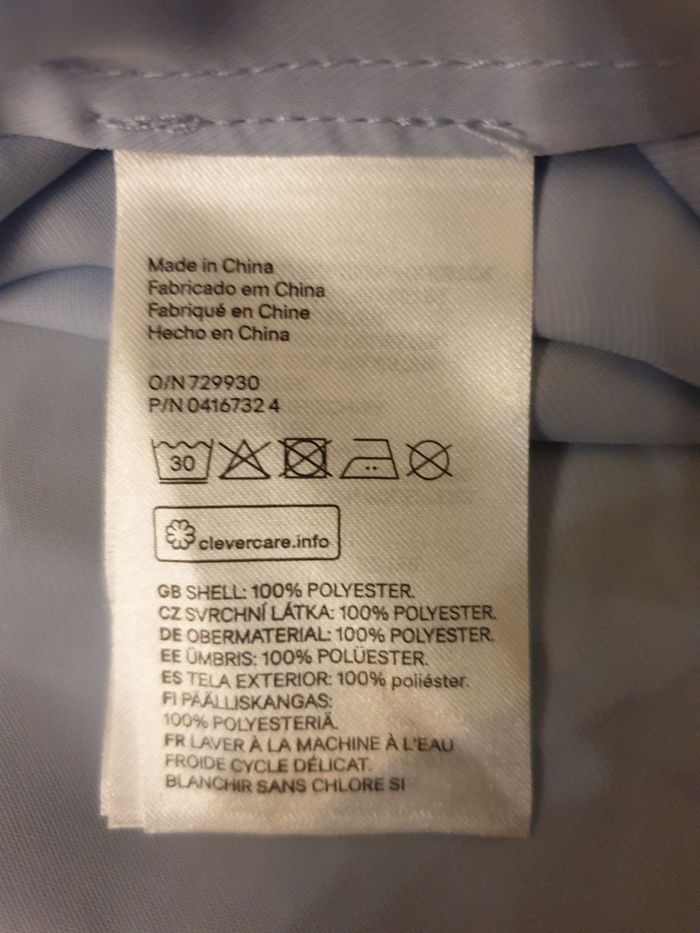 Blouse sans manche bleu ciel – H&M – Taille 34 - photo numéro 6