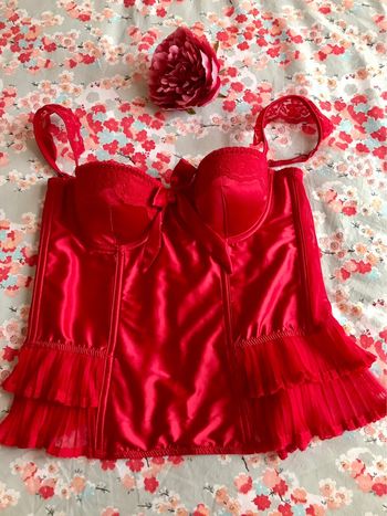Joli bustier en satin Etam 🌹